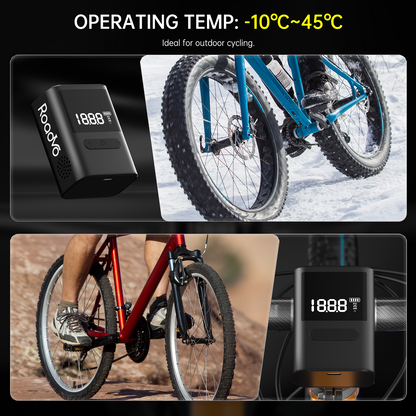 Roadvo Mini Electric Bike Pump