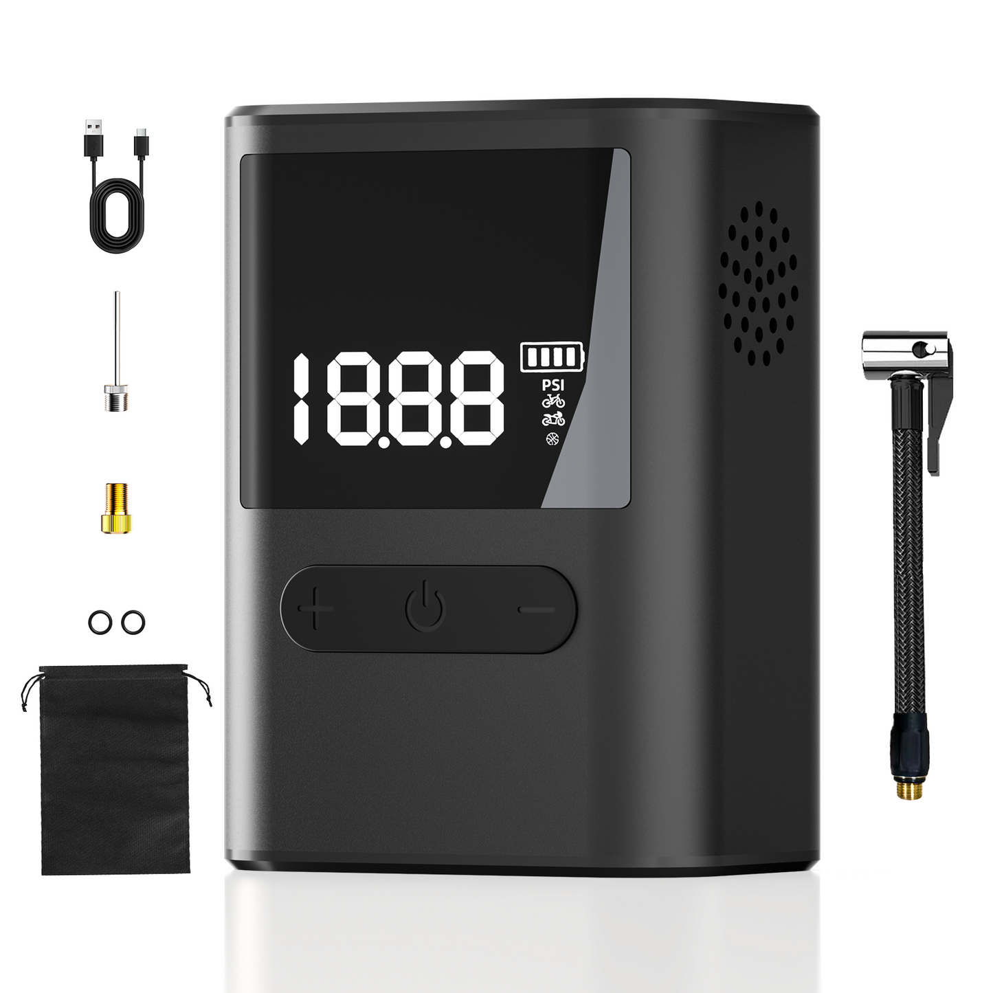 Roadvo Mini Electric Bike Pump