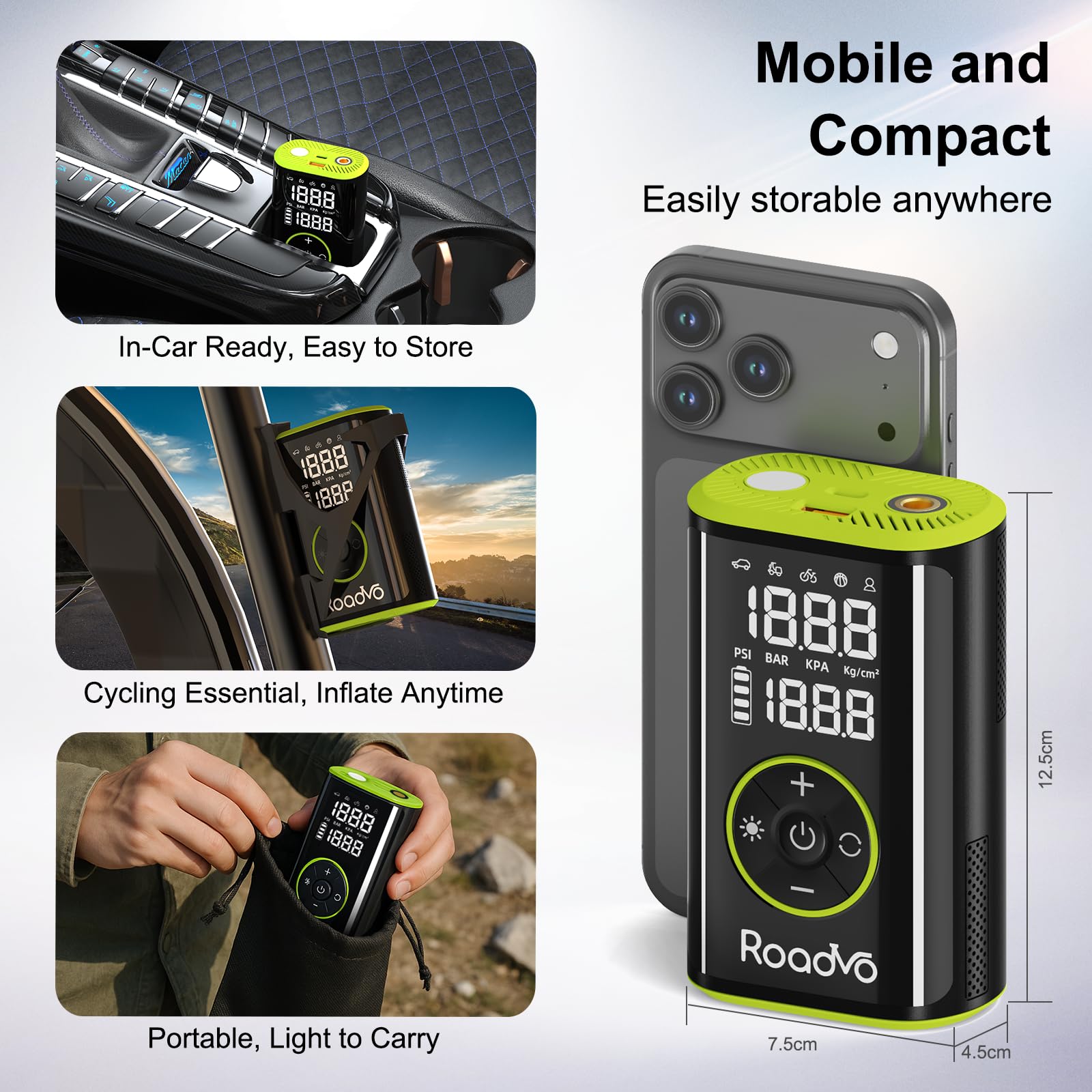 Roadvo Electric Tire Pump