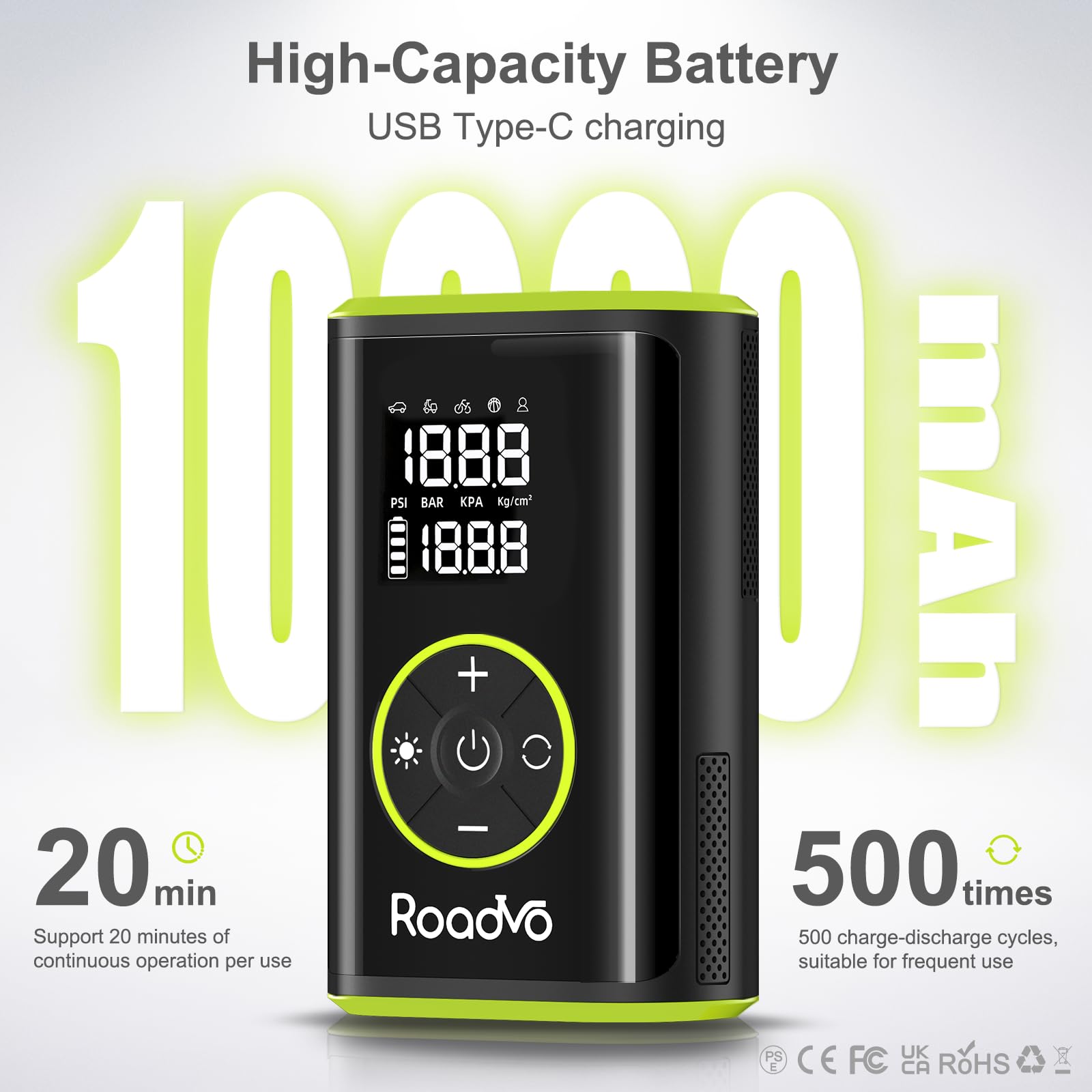 Roadvo Electric Tire Pump